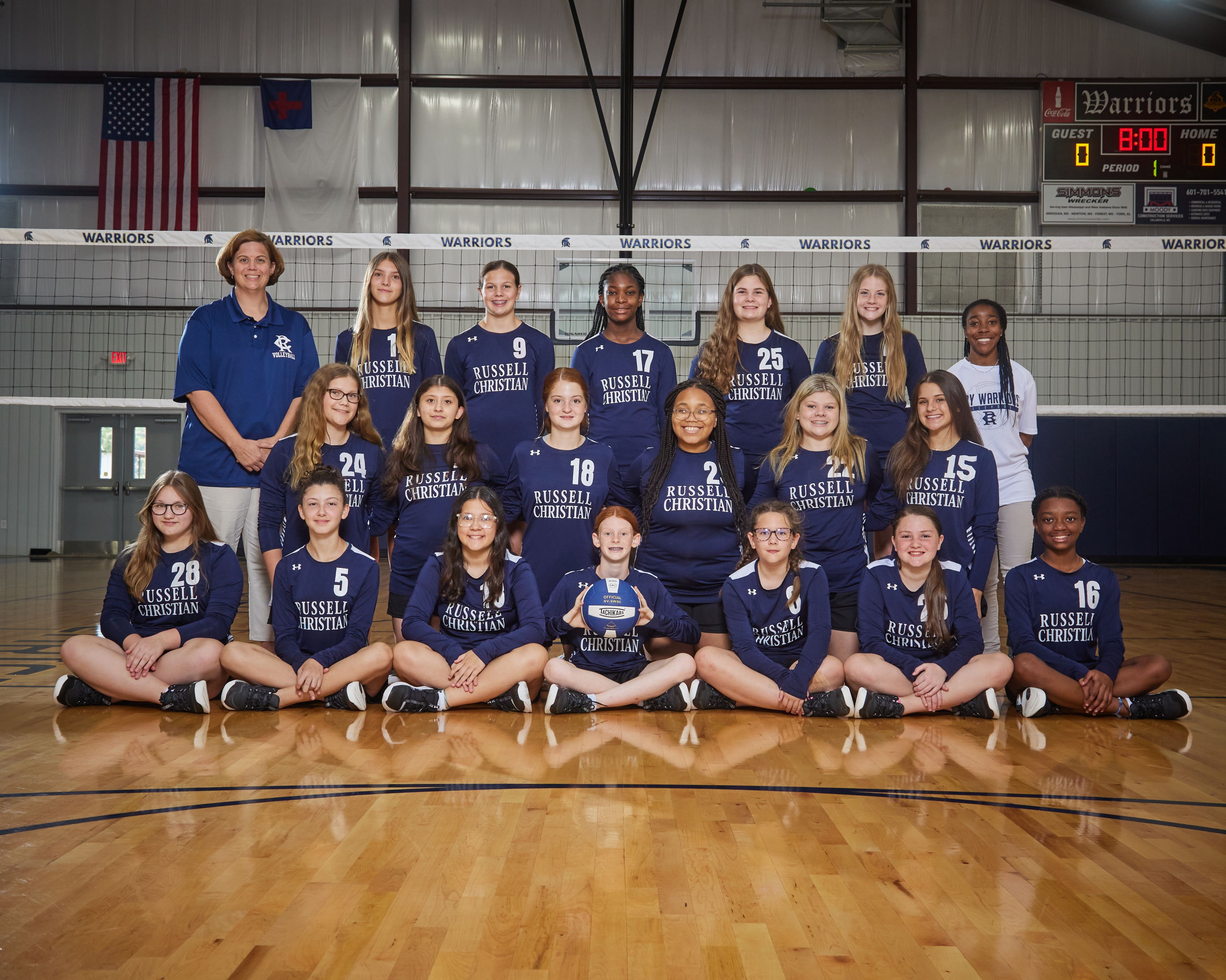 Girls Volleyball Russell Christian Academy
